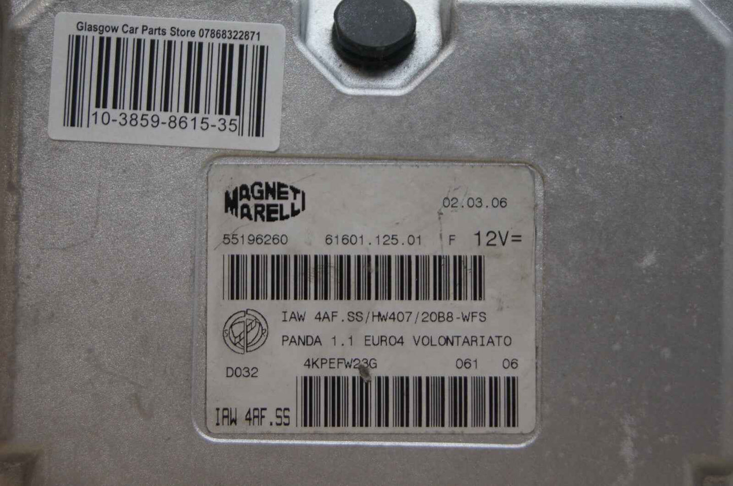 ECU PLUG & PLAY 55196260 Fiat Panda 1.1 ECU IAW 4AF.SS IAW4AFSS/HW407/20BB-WFS