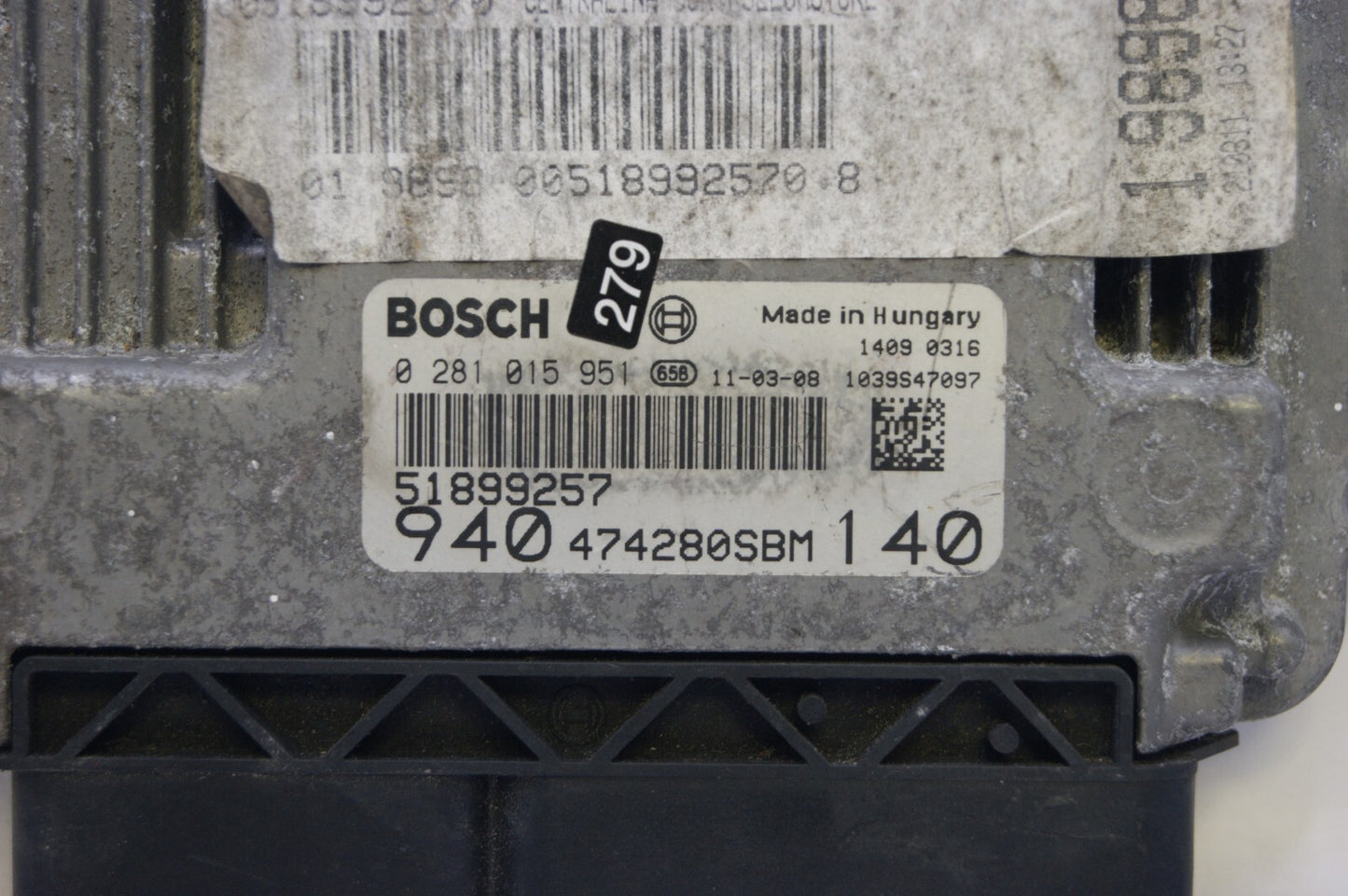 Alfa Romeo 51899257 0281015951 ECU PLUG AND PLAY(CLONING).