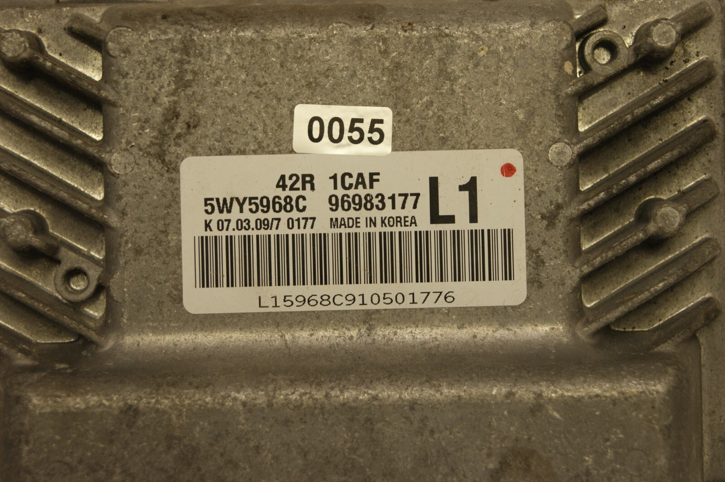 CHEVROLET AVEO 5WY5968C 96983177 PLUG AND PLAY CLONING BY POST