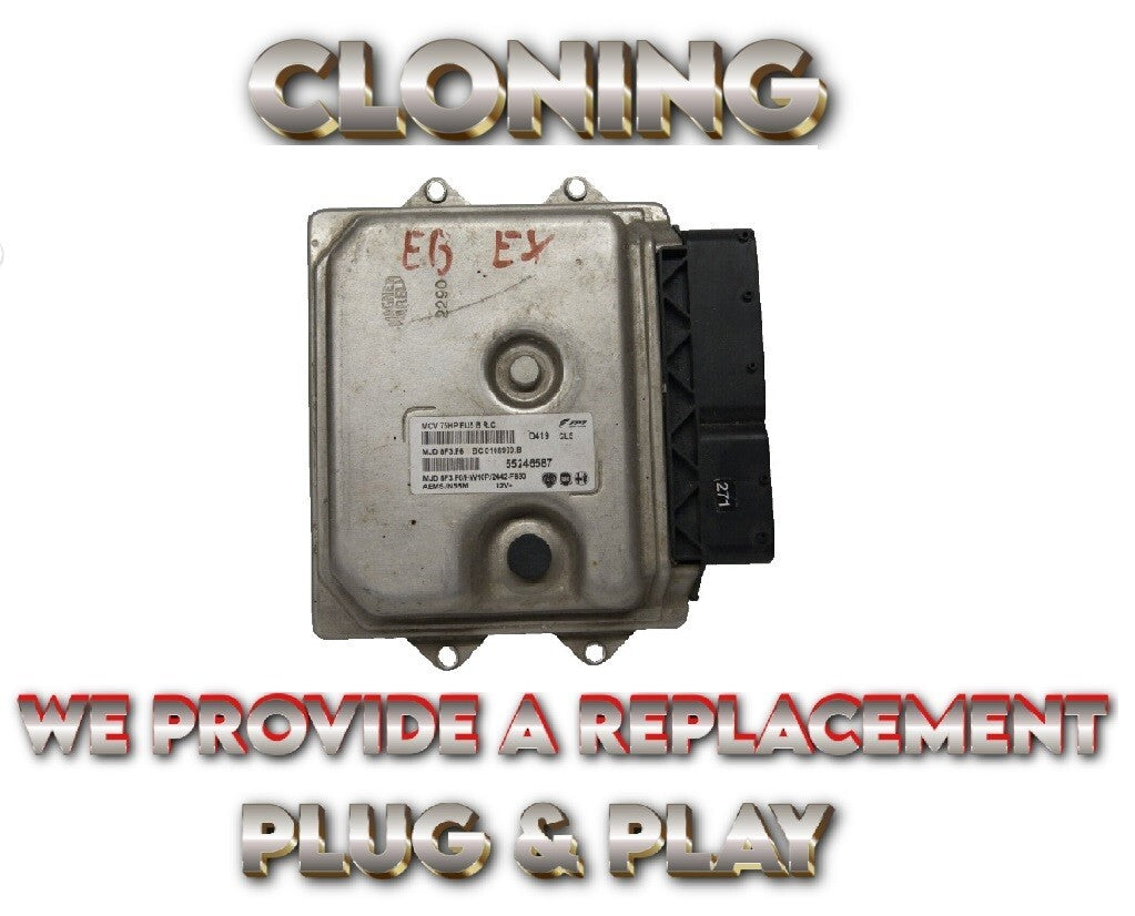CITROEN NEMO FIAT FIORINO ECU 55246587 MJD8F3.F6 PLUG AND PLAY (CLONING)