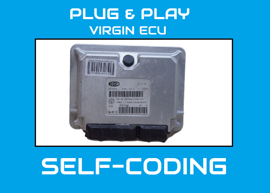 ECU PLUG & PLAY 55196260 Fiat Panda 1.1 ECU IAW 4AF.SS  IAW4AFSS/HW407/20BB-WFS