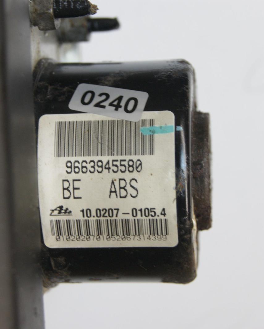 ABS PUMP PEUGEOT  9665343980 10.0207-0105.4 / ECU 10.0970-1146.3