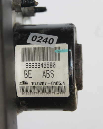 ABS PUMP PEUGEOT  9665343980 10.0207-0105.4 / ECU 10.0970-1146.3