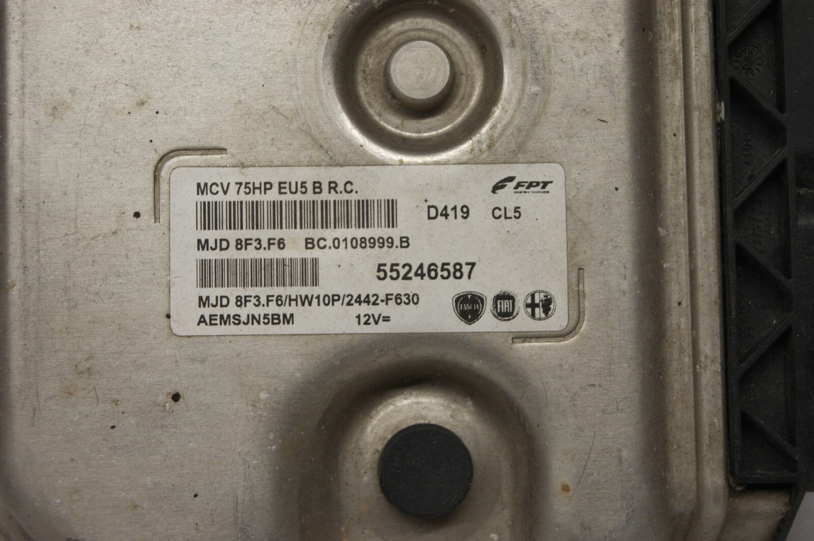 CITROEN NEMO FIAT FIORINO ECU 55246587 MJD8F3.F6 PLUG AND PLAY (CLONING)