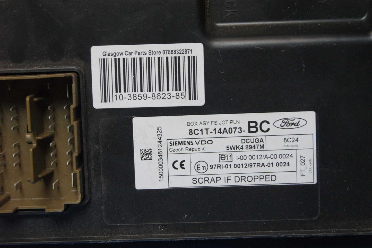 BCM FORD TRANSIT 8C1T-14A073 BC PLUG AND PLAY PROGRAMMING BY POST.