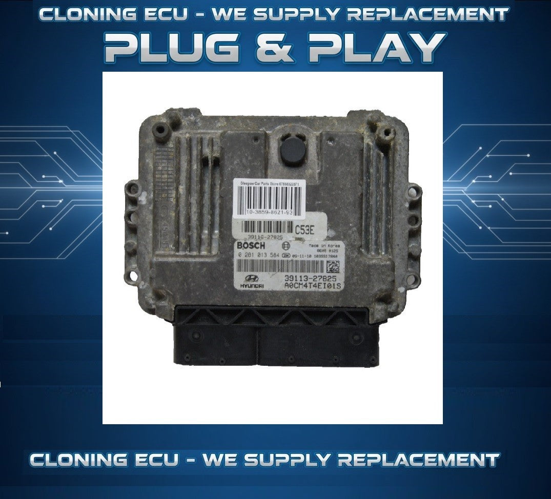 ECU 0281013584 Hyundai Santa Fe 39113-27825  PLUG AND PLAY (CLONING).