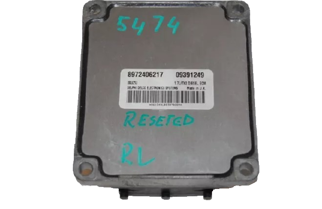 ECM Vauxhall Opel Zafira Astra 1.7 Y17DT ECU 8972406217  09391249 RESET & PIN