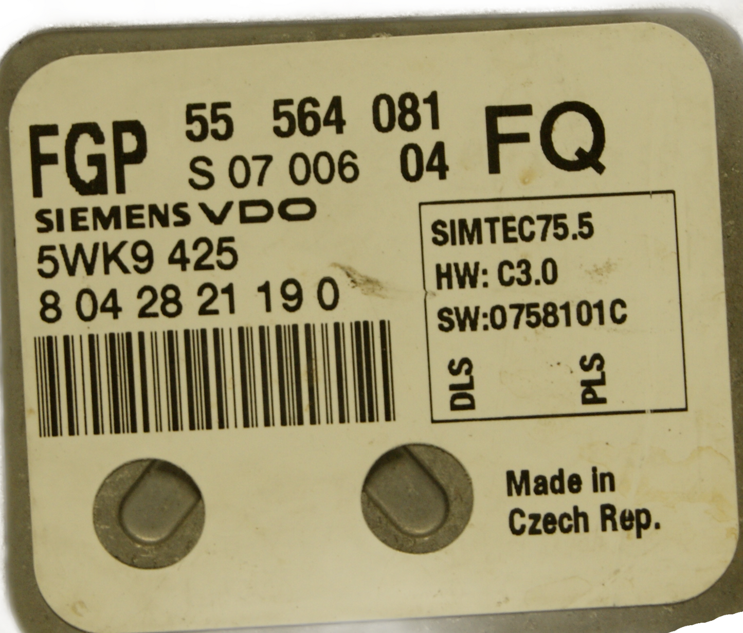 ECU  ASTRA H ZAFIRA B 55564081 FQ Z18XER   PLUG & PLAY CLONING BY POST
