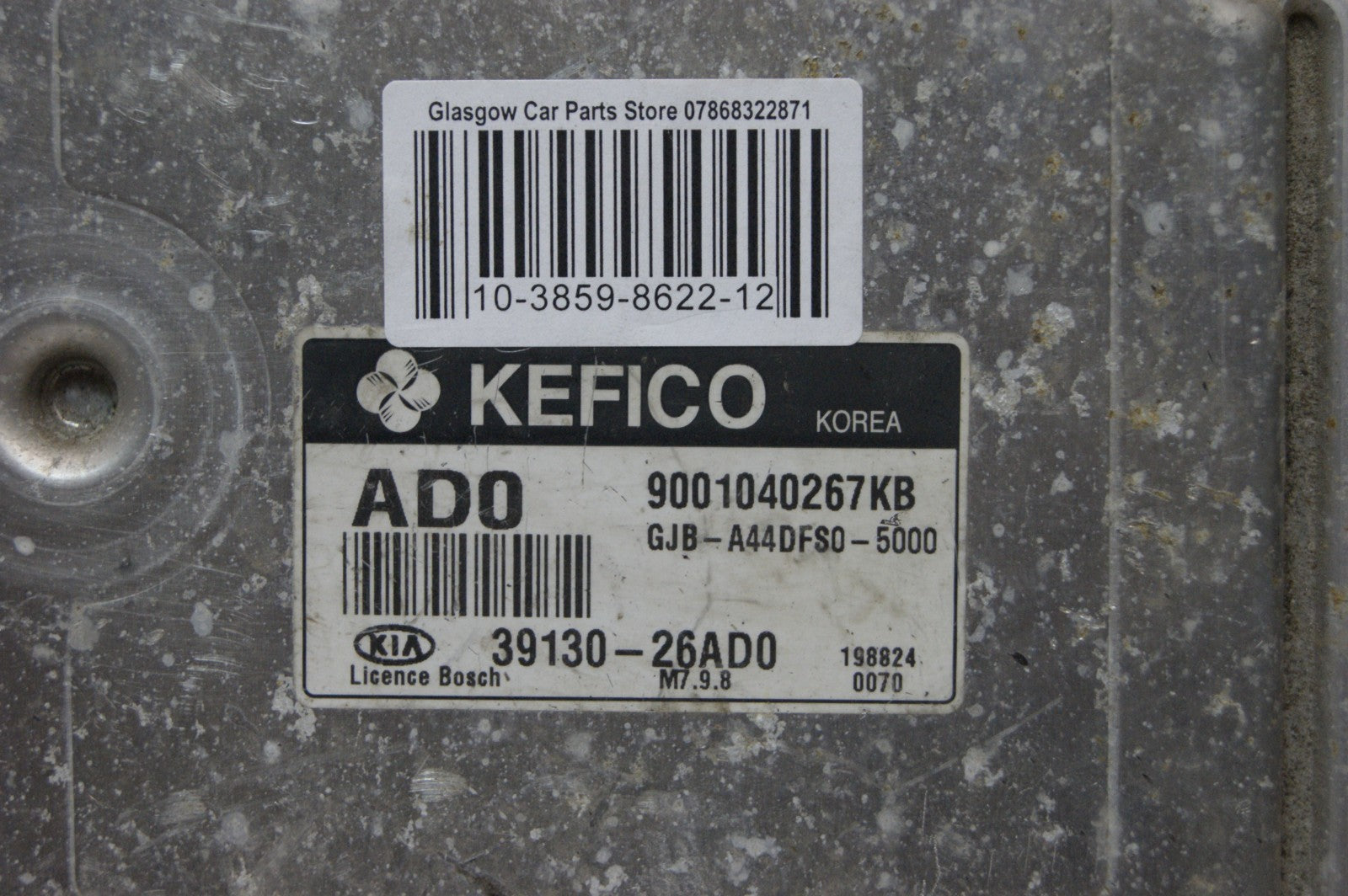 ECU  KIA / HYUNDAI 39130 26AD0 9001040267KB  PLUG AND PLAY (CLONING).