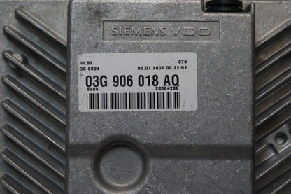 ECU AUDI VW 03G906018AQ  (CLONING BY POST) PLUG AND PLAY