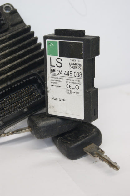DLYU 09364499 Vauxhall Zafira 1.6 16v Z16XE ECU Set + Pin Code