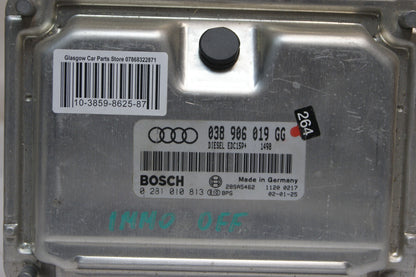 AUDI VW ENGINE  ECU 038906019GG 0281010813  IMMO OFF PLUG & PLAY