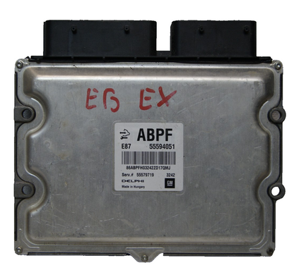 E87 ECU VAUXHALL 55594051 ABPF.PLUG AND PLAY CLONING BY POST.