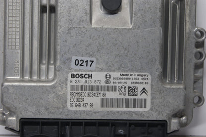CITROEN PEUGEOT  ECU 0281013872/9664843780  PLUG AND PLAY  CLONING BY POST