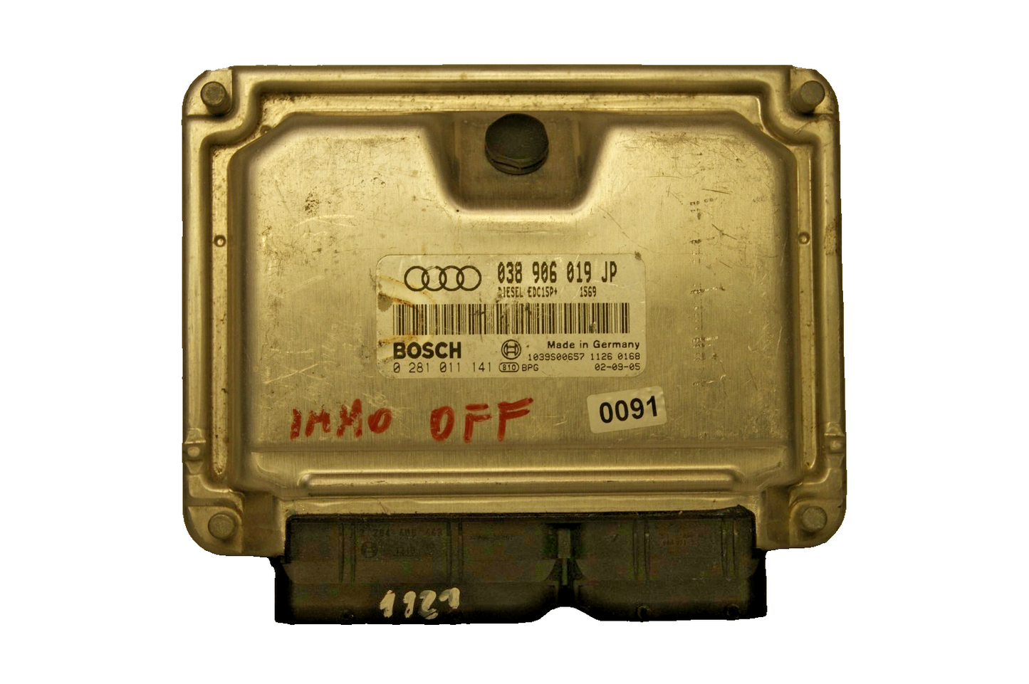 ECU AUDI A4 038906019 JP   0281011141  IMMO OF PLUG AND PLAY