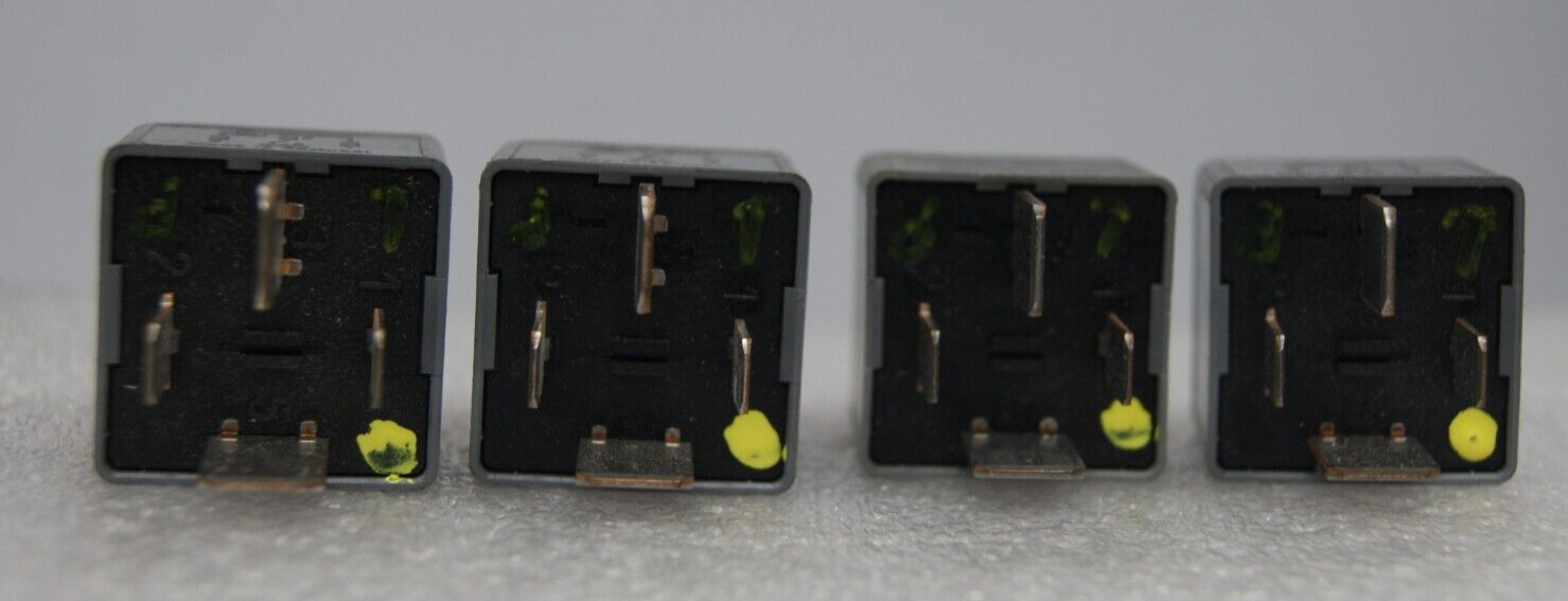 4X Relay  Land Rover Jaguar  4-Pin Grey  FoMoCo 5M5T-14B192-EA V23136-J4-X62