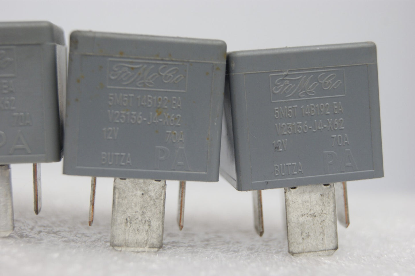 4X Relay  Land Rover Jaguar  4-Pin Grey  FoMoCo 5M5T-14B192-EA V23136-J4-X62