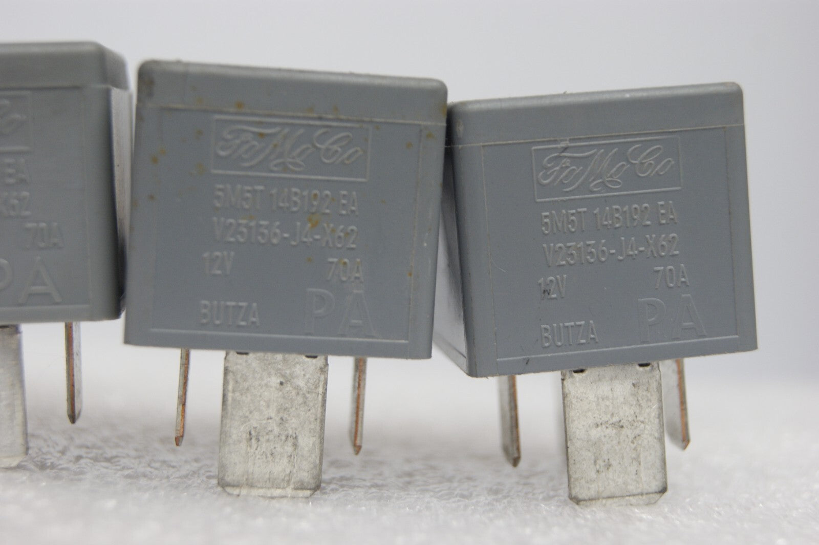 4X Relay  Land Rover Jaguar  4-Pin Grey  FoMoCo 5M5T-14B192-EA V23136-J4-X62