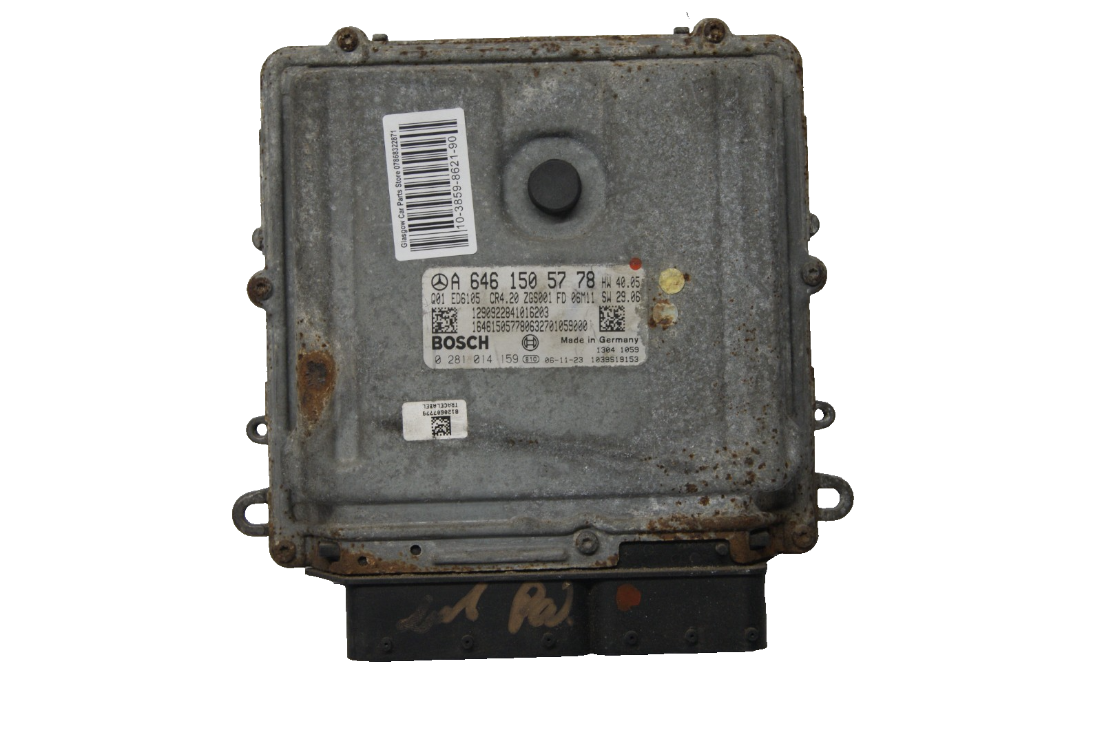 ECU A6461505778 0281014159 Mercedes PLUG AND PLAY PROGRAMMING BY POST