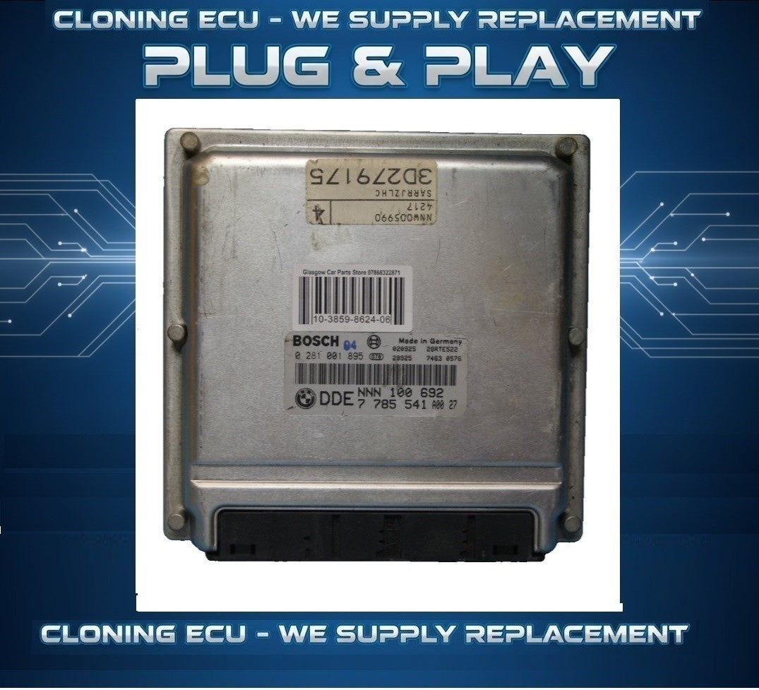 BMW /LANDROVER 0281001895  / 7785541  ECU PLUG & PLAY. CLONING BY POST.
