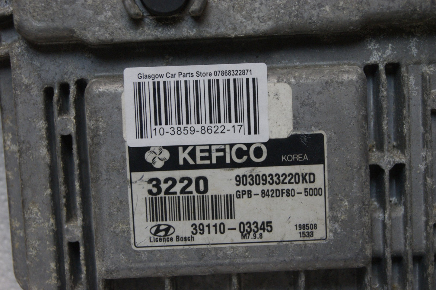 ECU  KIA / HYUNDAI  ECU 9030933220KD | 39110-03345 PLUG AND PLAY (CLONING)