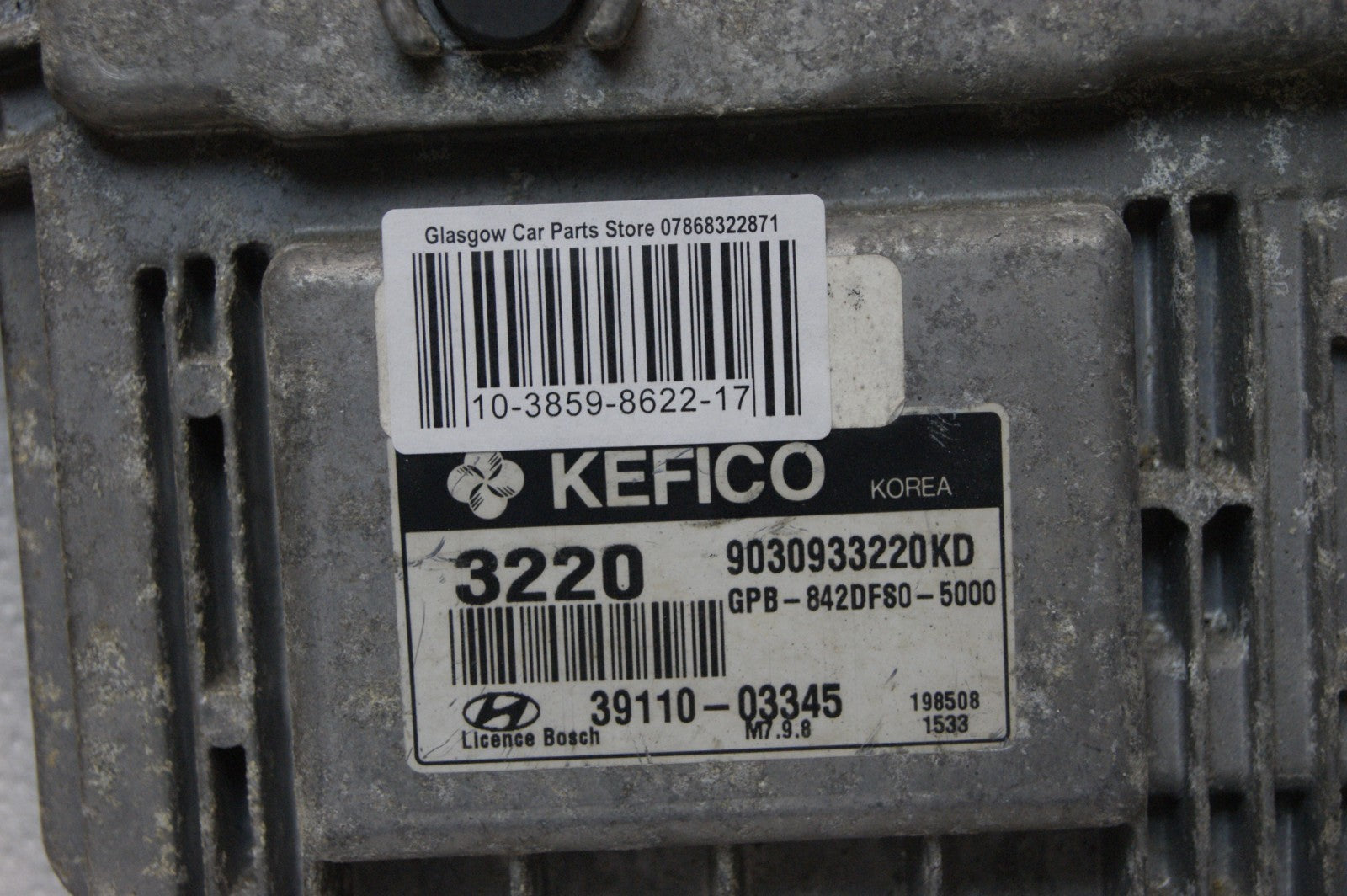 ECU  KIA / HYUNDAI  ECU 9030933220KD | 39110-03345 PLUG AND PLAY (CLONING)