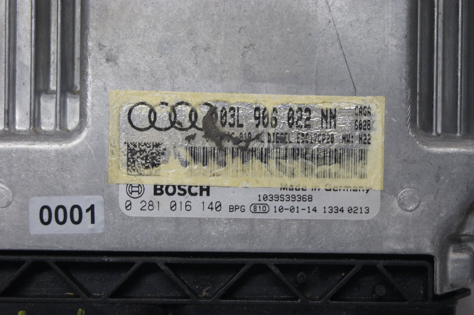 AUDI A5 2.0TDI  ECU  03L906022NN 0281016140 PLUG & PLAY  CLONING