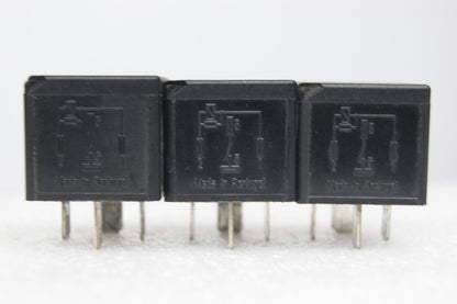 3 X Relay Ford  4-Pin Black  2S7T-14B192-AA V23136-B1-X66 12V 40A