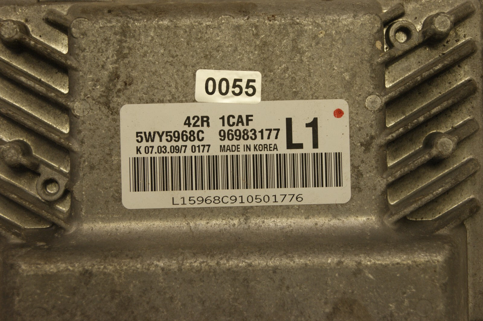 CHEVROLET AVEO 5WY5968C 96983177  PLUG AND PLAY CLONING BY POST