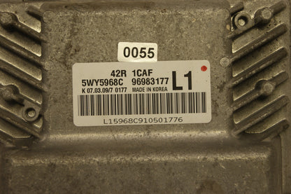 CHEVROLET AVEO 5WY5968C 96983177  PLUG AND PLAY CLONING BY POST