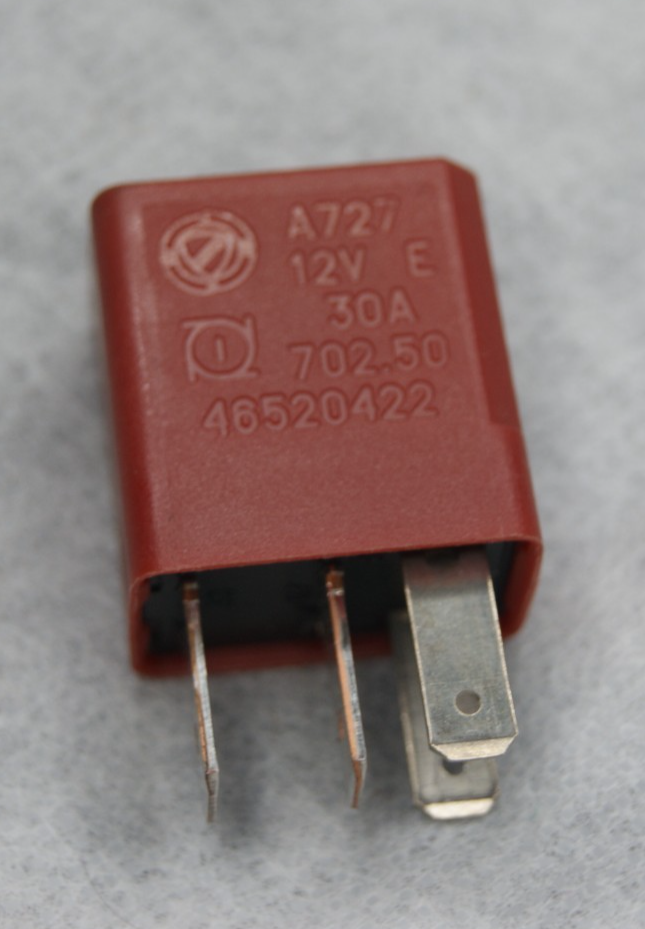 Alfa Romeo Fiat 4-Pin Multi-Use Red Relay 46520422 12V 30A A727 702.50