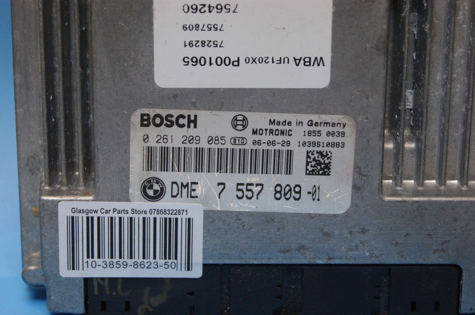 BMW  ECU DME 7557809-01 0261209085