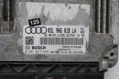 AUDI A6 ECU 03L906018LA  0281017645 PLUG AND PLAY PROGRAMMING BY POST