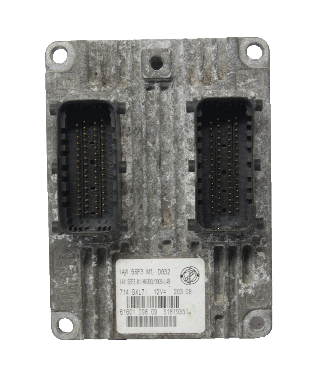 51819351 ECU FIAT IAW5SF3.M1 /HW300 PLUG AND PLAY PROGRAMMING BY POST.