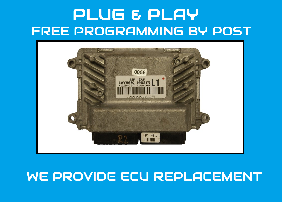 CHEVROLET AVEO 5WY5968C 96983177  PLUG AND PLAY CLONING BY POST