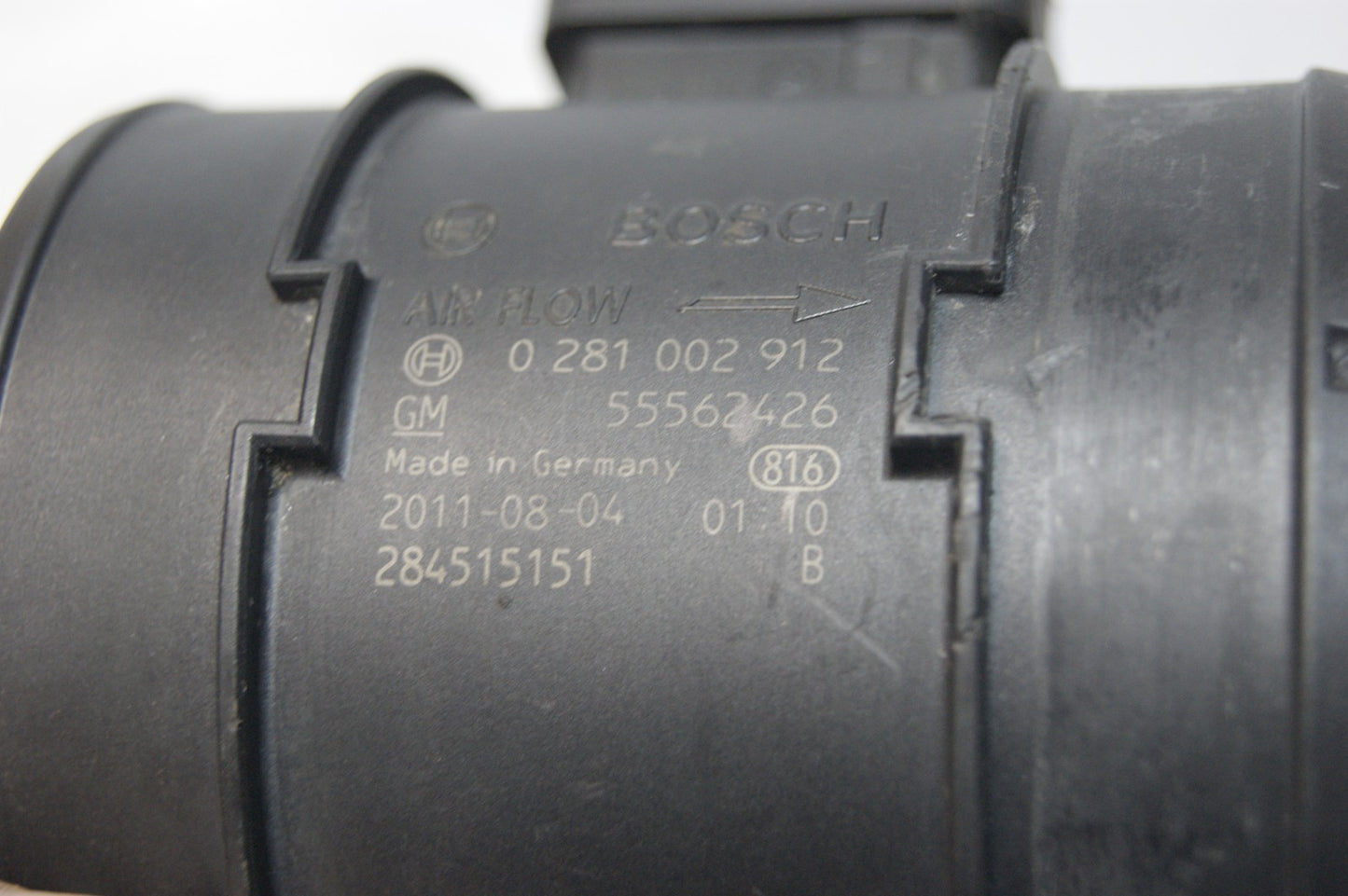 55562426 Vauxhall/  Chevrolet 2.0 CDTI  Bosch Mass Air Flow Sensor