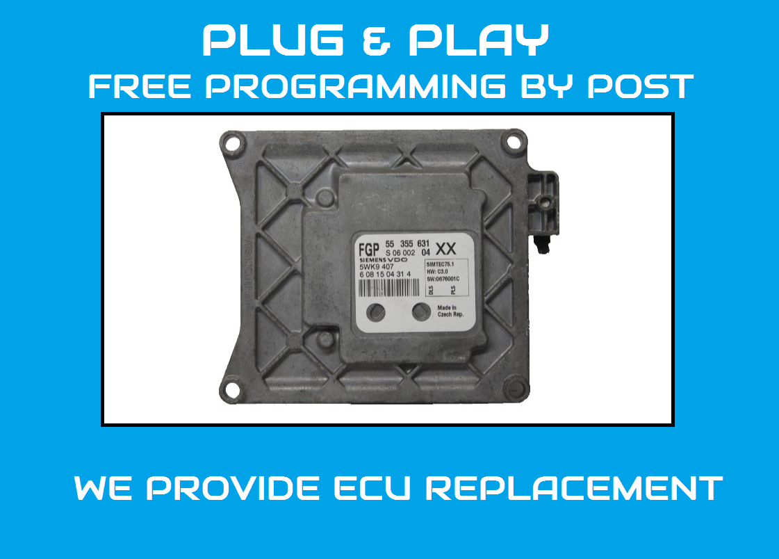 55355631 Vauxhall Signum Vectra 1.8 PLUG AND PLAY PROGRAMMING BY POST