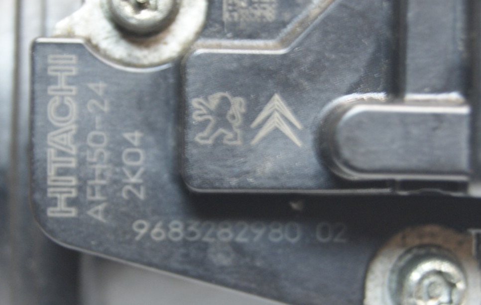 9683282980 Peugeot 308  Hitachi Mass Air Flow Sensor