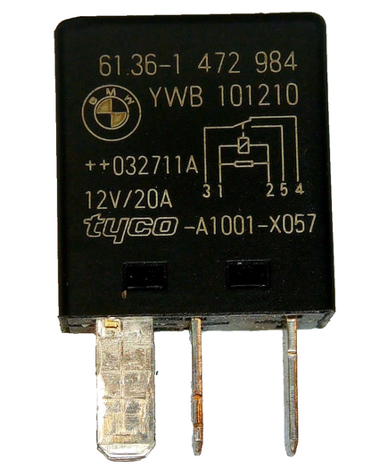 61361472984 BMW Mini Silent 5-Pin Relay  Windscreen Wipers 61366918816.