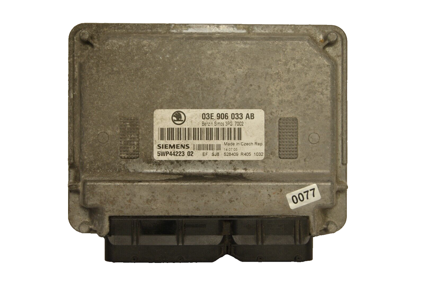 03E906033AB 3PG   ECU Audi VW Skoda Seat   IMMO OFF PLUG & PLAY.