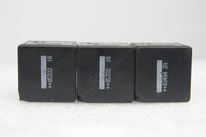 3 X Relay Ford  4-Pin Black  2S7T-14B192-AA V23136-B1-X66 12V 40A