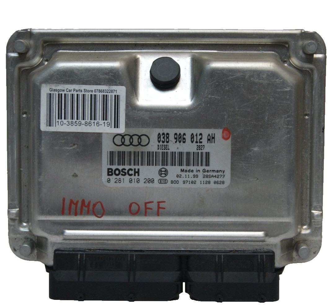 AUDI VW ENGINE  ECU038906012AH 0281010200 IMMO OFF PLUG & PLAY