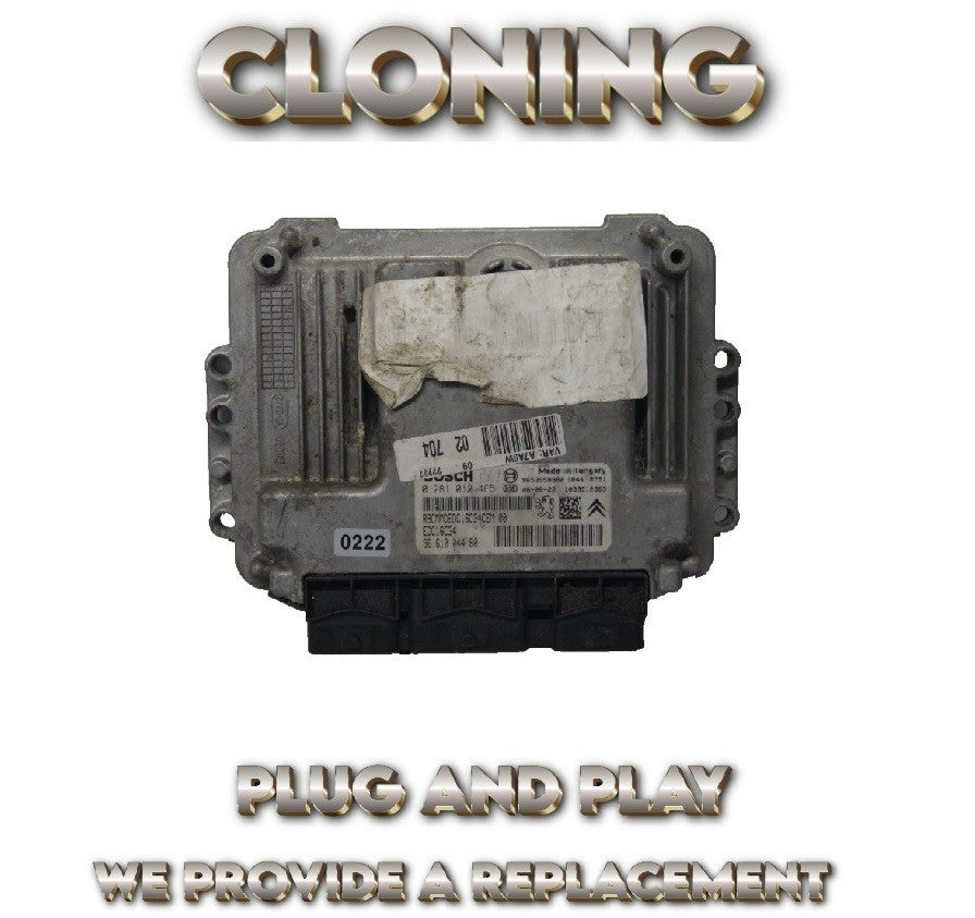 CITROEN PEUGEOT ECU  0281012465 9661004480 PLUG AND PLAY  CLONING BY POST