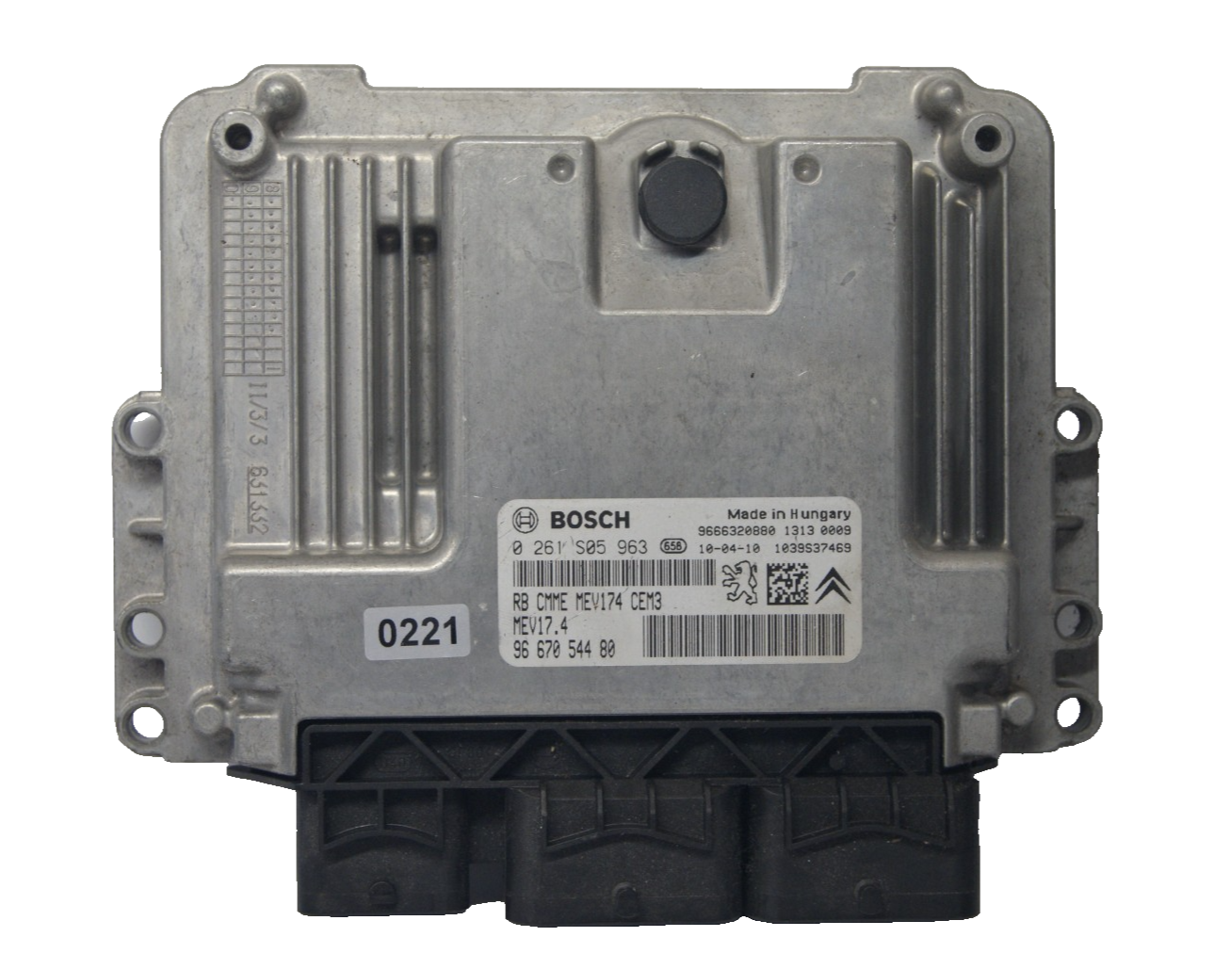 CITROEN PEUGEOT ECU 0261S05963  9667054480 PLUG AND PLAY  CLONING BY POST