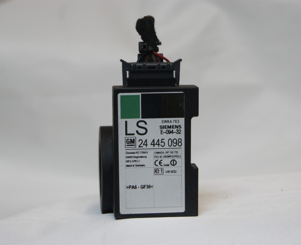 24445098 Vauxhall Transponder Immobiliser  24 445 098 5WK4763