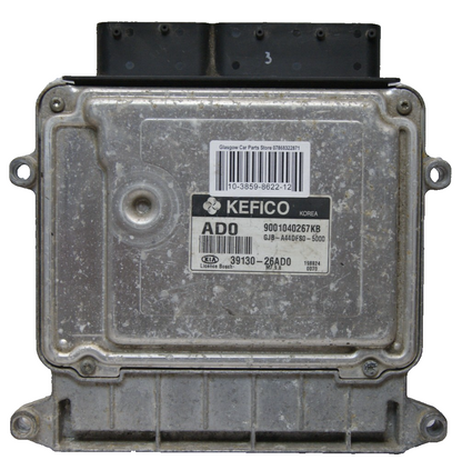ECU  KIA / HYUNDAI 39130 26AD0 9001040267KB  PLUG AND PLAY (CLONING).