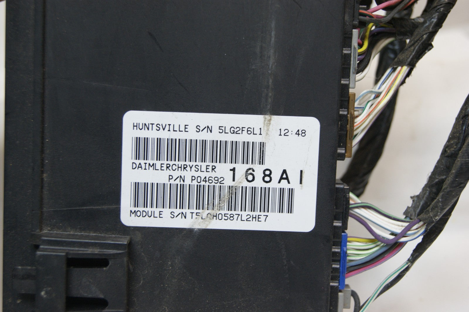 Chrysler Sebring Body Control Module Fuse Box P04692168AI