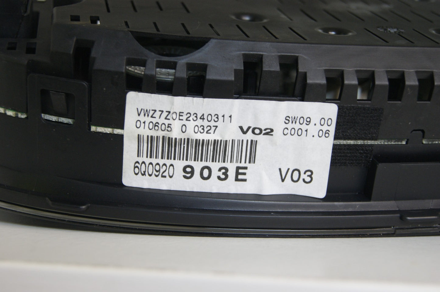 2006 VOLKSWAGEN POLO SPEEDOMETER / INSTRUMENT CLUSTER  6Q0920903E