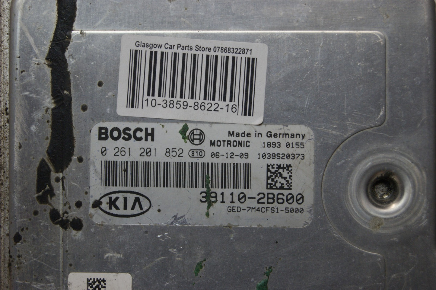 ECU  KIA / HYUNDAI  ECU 39110-2B600 / 0261201852   PLUG AND PLAY (CLONING).