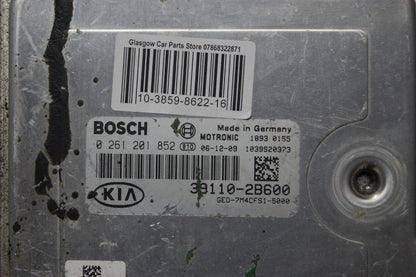 ECU  KIA / HYUNDAI  ECU 39110-2B600 / 0261201852   PLUG AND PLAY (CLONING).